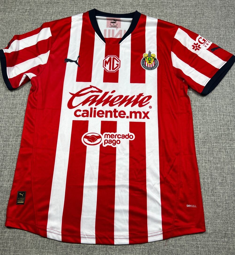 Puma Chivas Guadalajara 2024/25 Home Jersey Women's XL Liga MX Red White